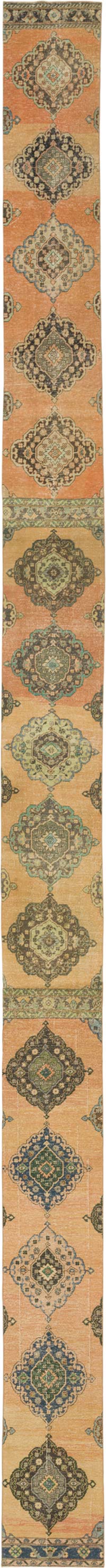Alfombra Turca Vintage de Pasillo - 69 cm x 1073 cm