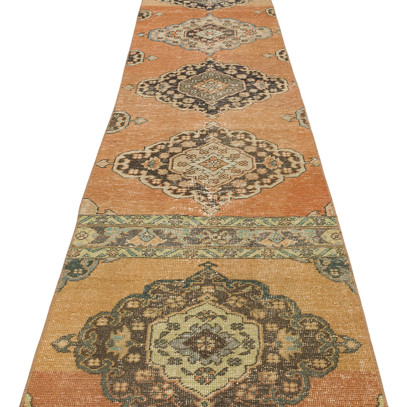 Alfombra Turca Vintage de Pasillo - 69 cm x 1073 cm - K0093303