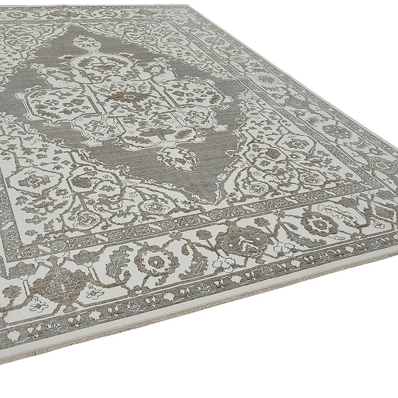 New Hand Knotted Oushak Inspired Rug - K0093322