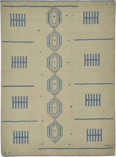 New Contemporary Hand-Knotted Rug