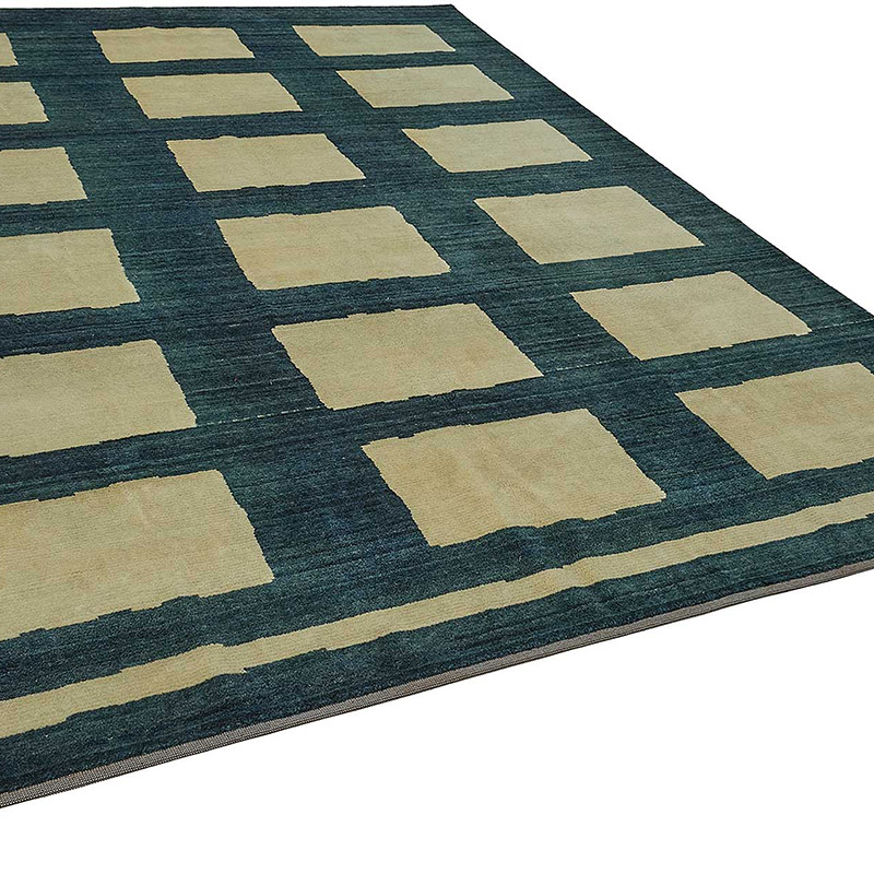 New Contemporary Hand-Knotted Rug - K0093328