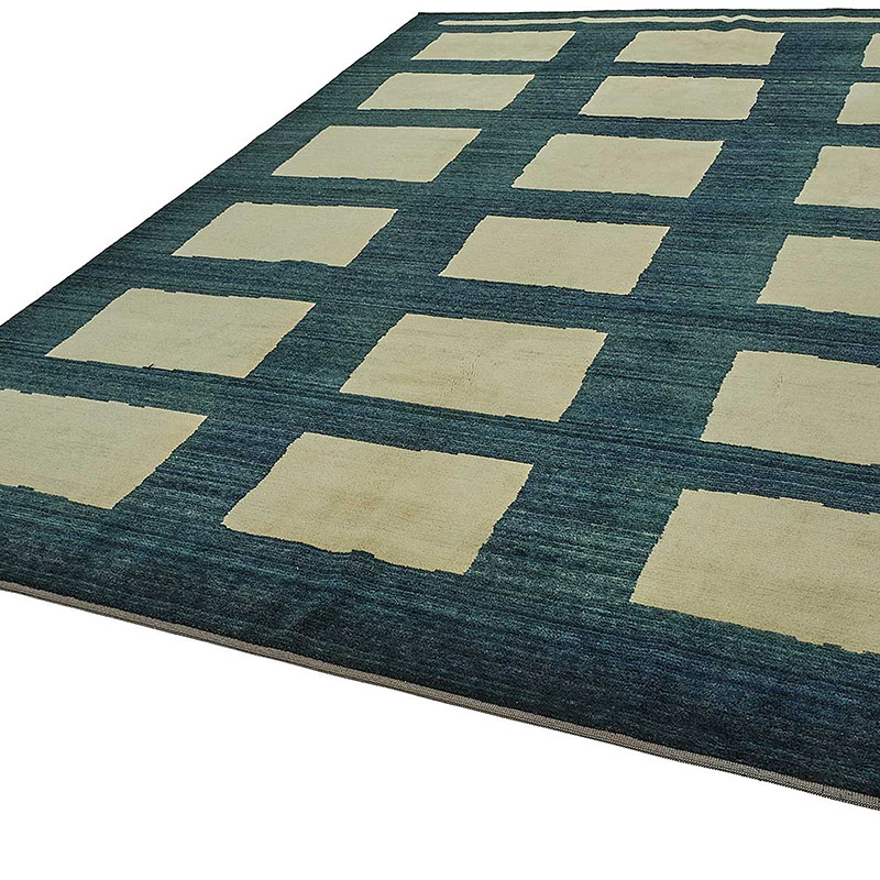 New Contemporary Hand-Knotted Rug - K0093328