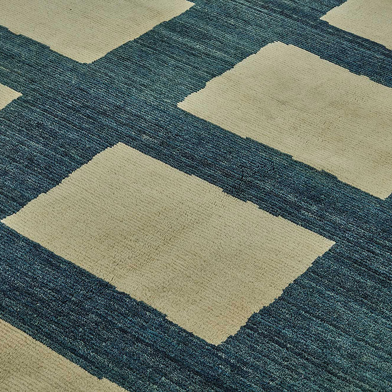 New Contemporary Hand-Knotted Rug - K0093328