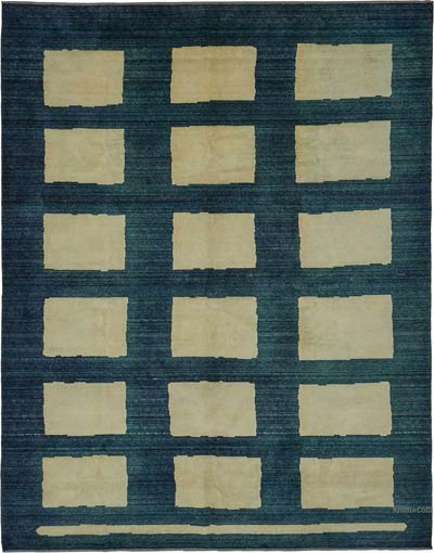 New Contemporary Hand-Knotted Rug