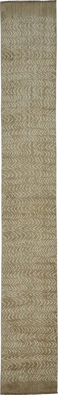 New Contemporary Hand-Knotted Runner