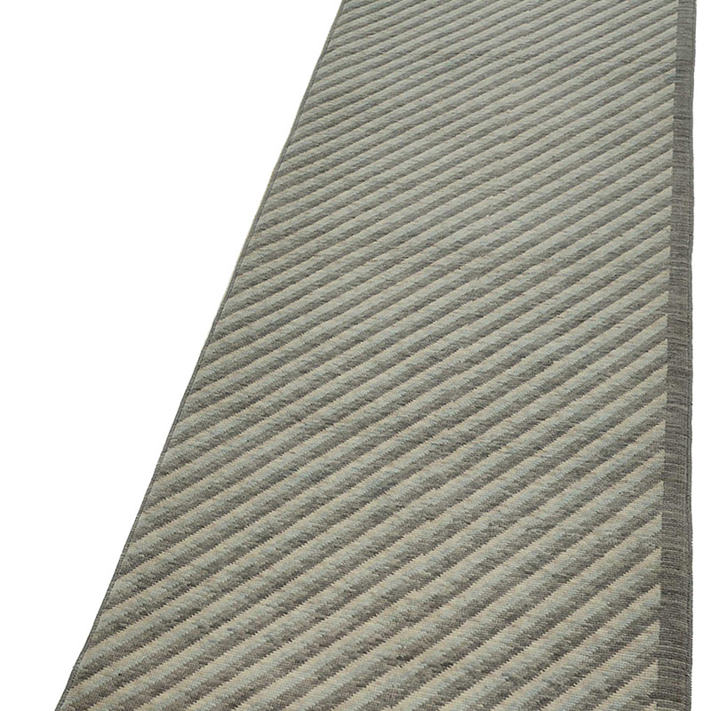 New Contemporary Hand-Knotted Runner - K0093332