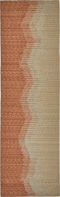 New Contemporary Hand-Knotted Runner
