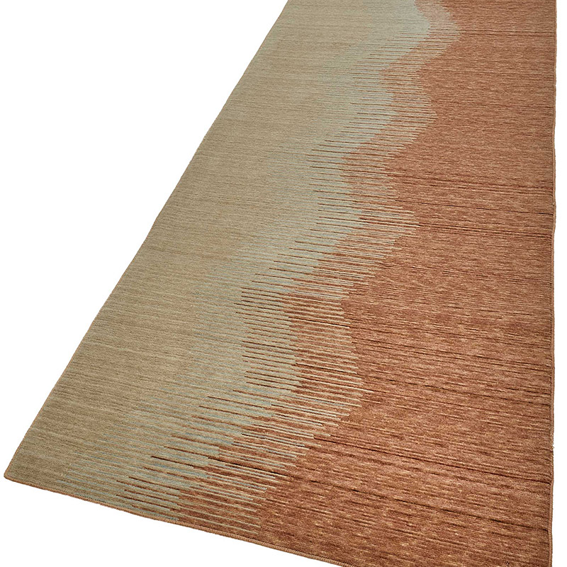 New Contemporary Hand-Knotted Runner - K0093333
