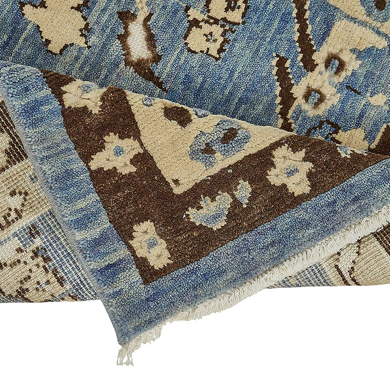 New Hand Knotted Oushak Inspired Runner - K0093334