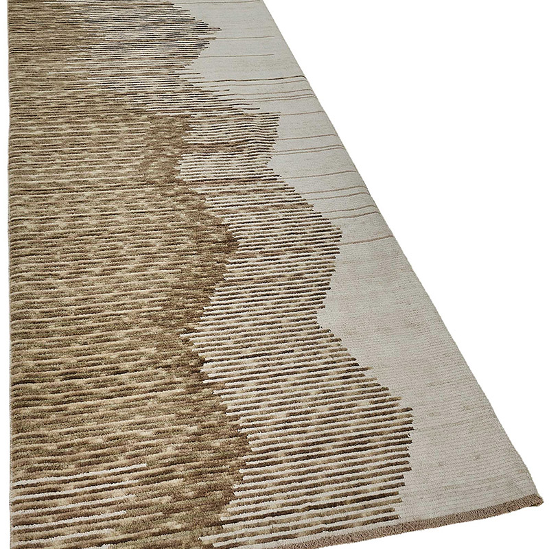 New Contemporary Hand-Knotted Runner - K0093336