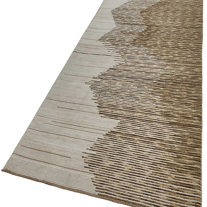 New Contemporary Hand-Knotted Runner - K0093336