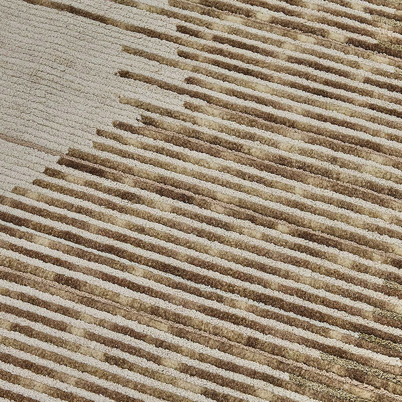 New Contemporary Hand-Knotted Runner - K0093336