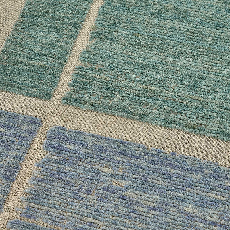 New Contemporary Hand-Knotted Runner - K0093337