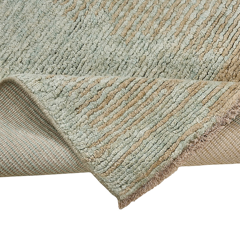New Contemporary Hand-Knotted Runner - K0093341