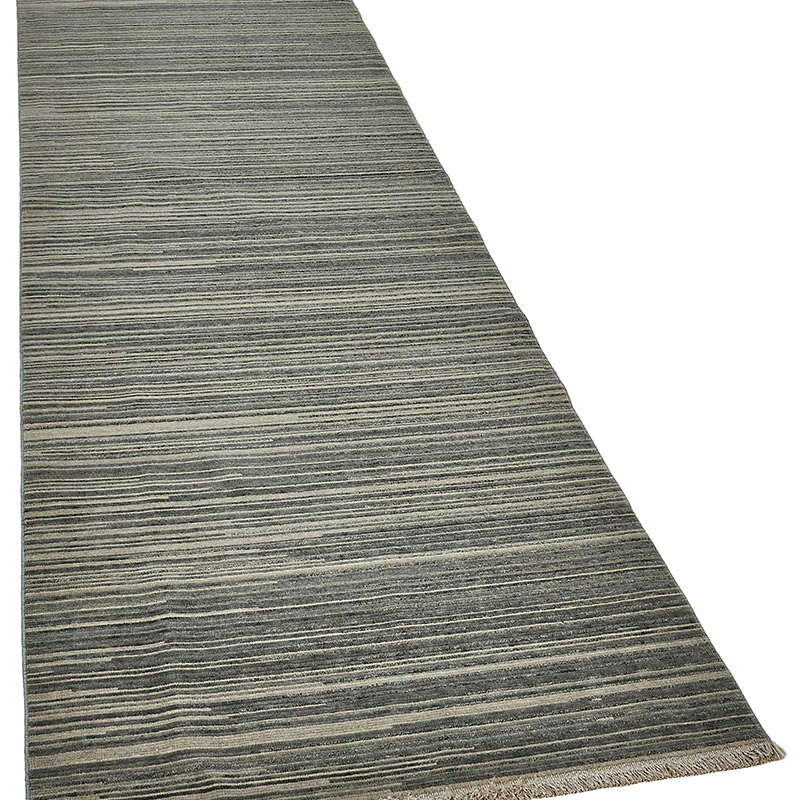 New Contemporary Hand-Knotted Runner - K0093342