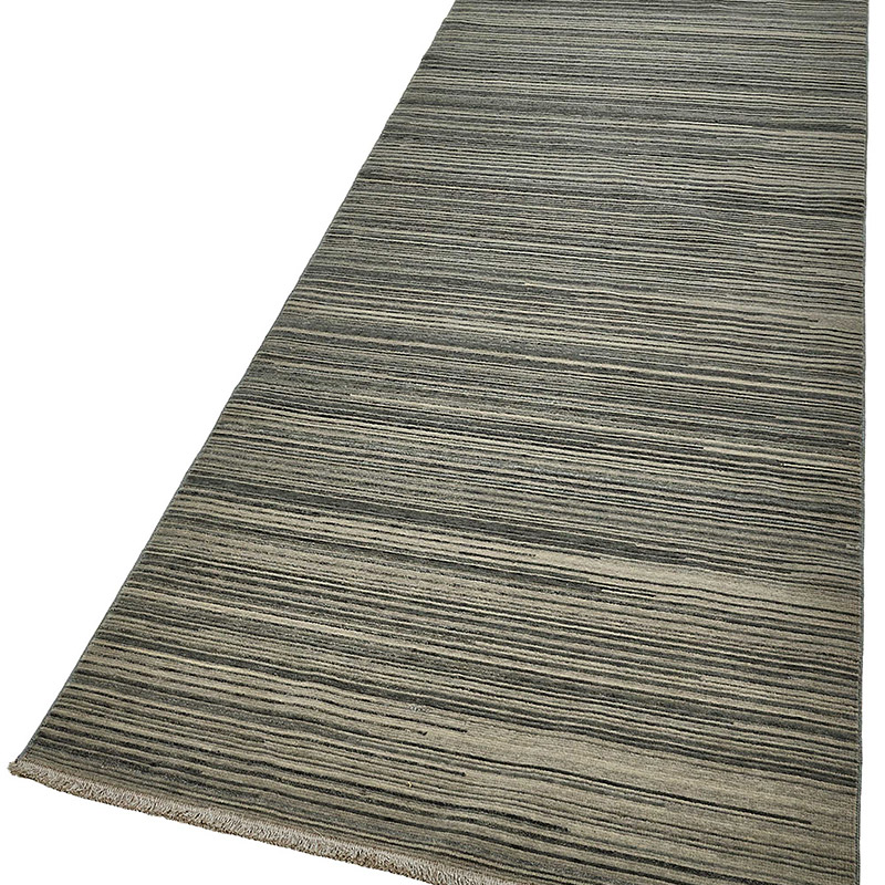 New Contemporary Hand-Knotted Runner - K0093342