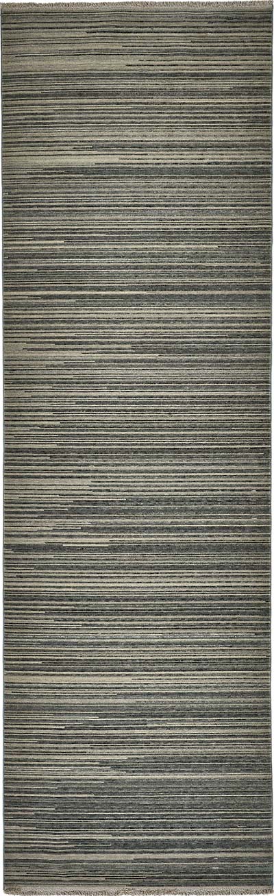 New Contemporary Hand-Knotted Runner