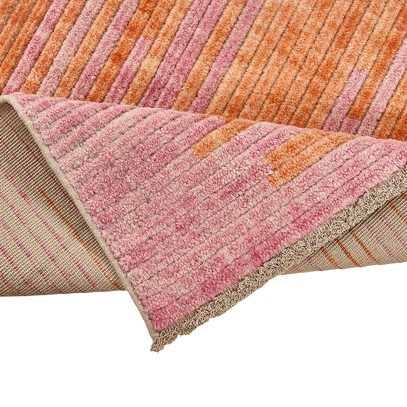 New Contemporary Hand-Knotted Runner - K0093345