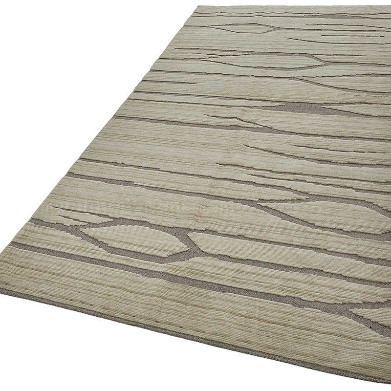 Nueva Alfombra Anudada a Mano - K0093348