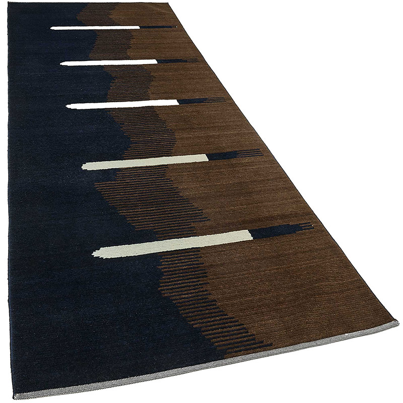 New Contemporary Hand-Knotted Runner - K0093349