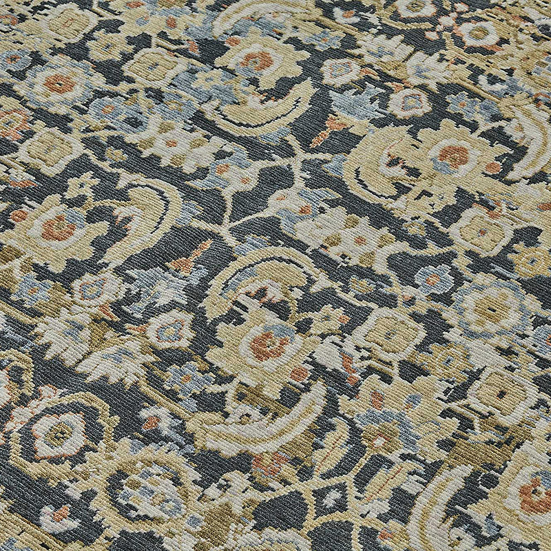 Alfombra Nueva Anudada a Mano de Inspiración Oushak - K0093353