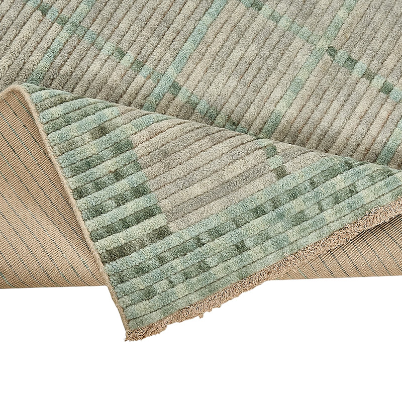 New Contemporary Hand-Knotted Rug - K0093358