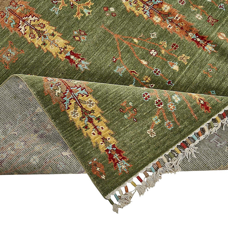 New Hand Knotted Oushak Inspired Rug - K0093378