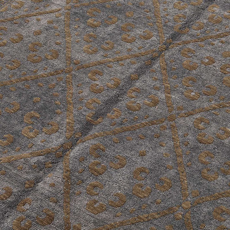 Alfombra Nueva Anudada a Mano de Inspiración Oushak - K0093379