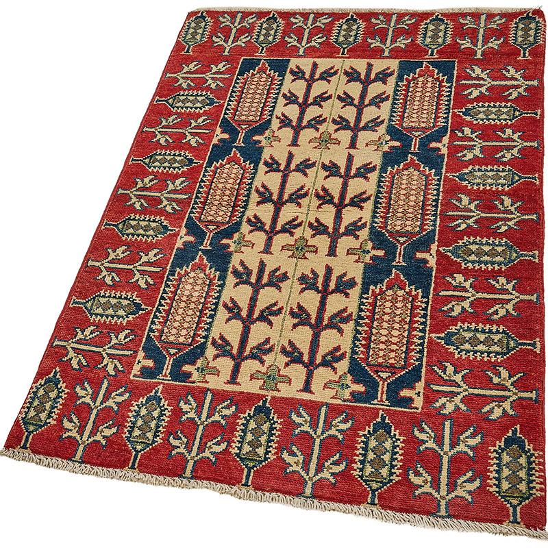 New Hand Knotted Oushak Inspired Rug - K0093381
