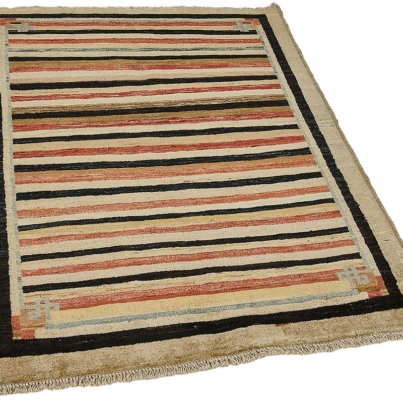 New Contemporary Hand-Knotted Rug - K0093398