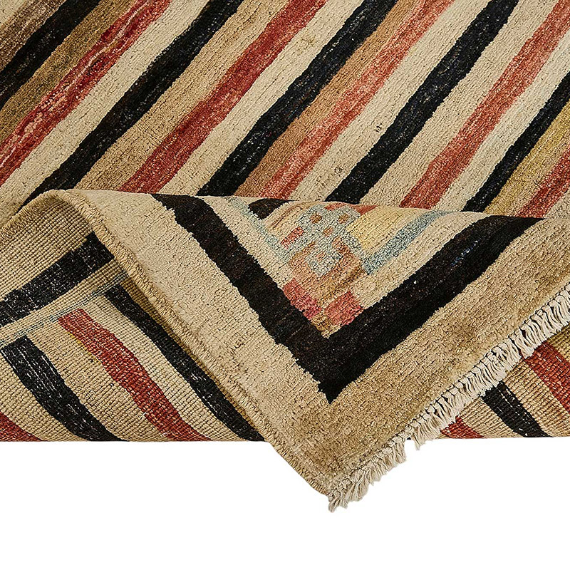 New Contemporary Hand-Knotted Rug - K0093398