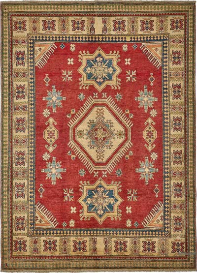 New Hand Knotted Oushak Inspired Rug