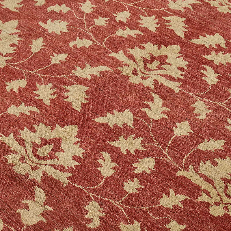 Alfombra Nueva Anudada a Mano de Inspiración Oushak - K0093429