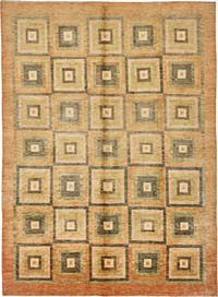 New Contemporary Hand-Knotted Rug