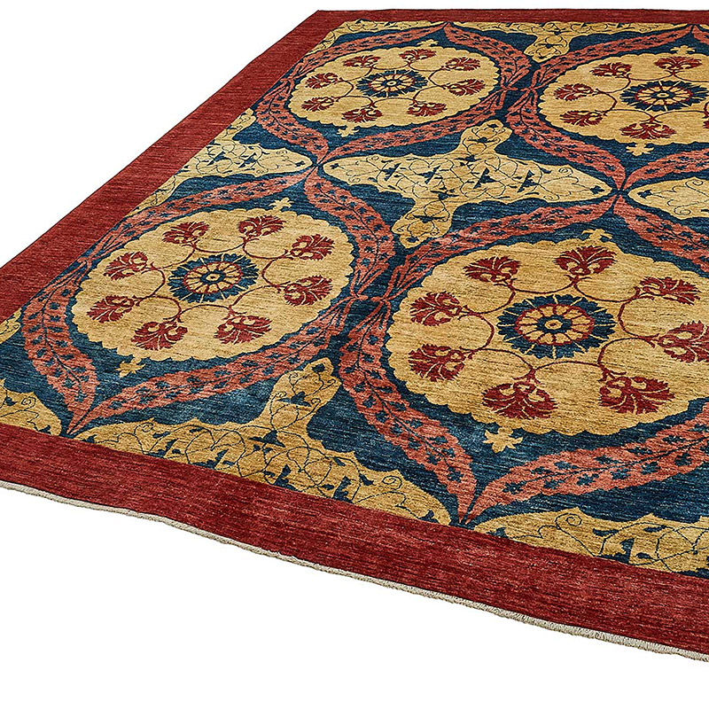 Yeni Uşak Desenli El Dokuma Halı - K0093449