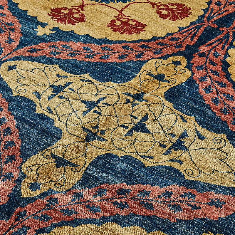 Yeni Uşak Desenli El Dokuma Halı - K0093449