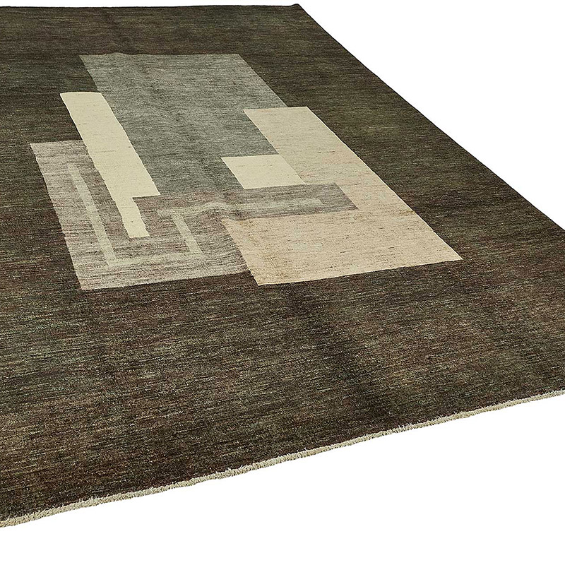 Nueva Alfombra Anudada a Mano - K0093451