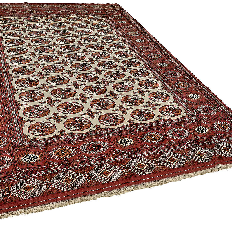Nueva Alfombra Bokhara Anudada a Mano - K0093462