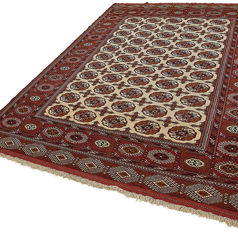 Nueva Alfombra Bokhara Anudada a Mano - K0093462