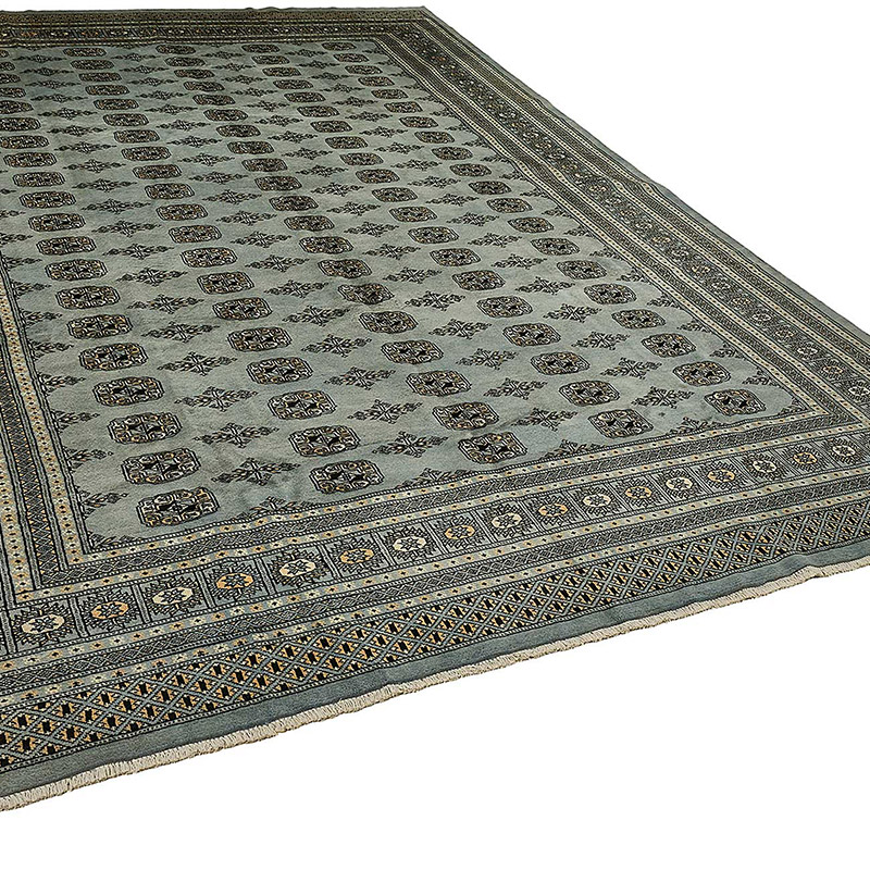 New Hand-Knotted Bokhara Rug - K0093468