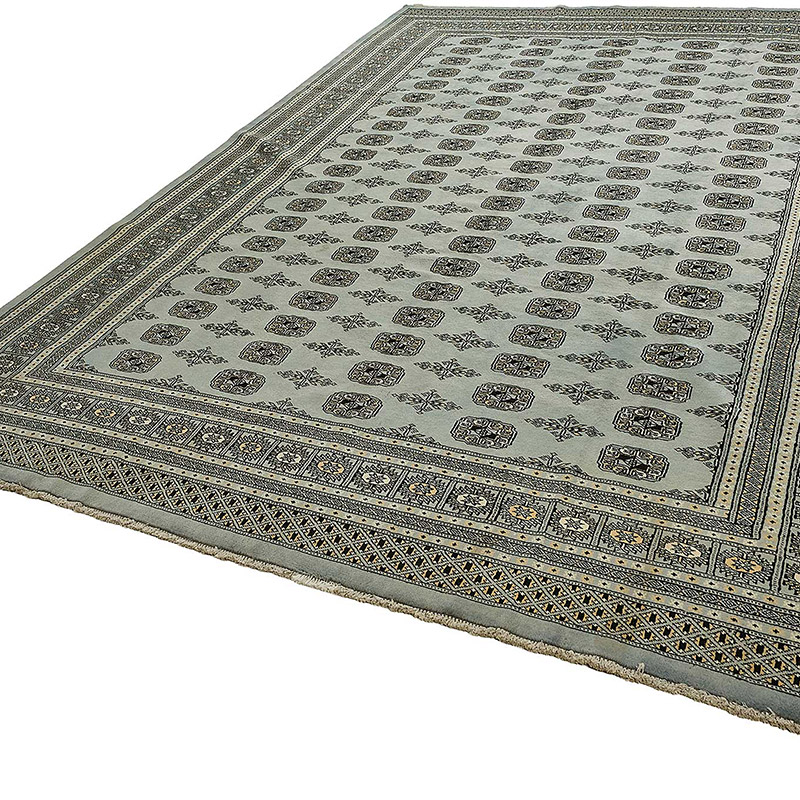 New Hand-Knotted Bokhara Rug - K0093468
