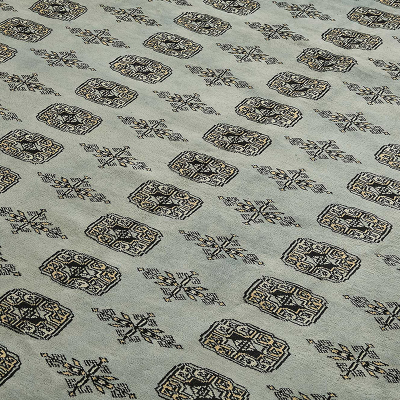 New Hand-Knotted Bokhara Rug - K0093468