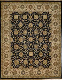 New Hand Knotted Oushak Inspired Rug