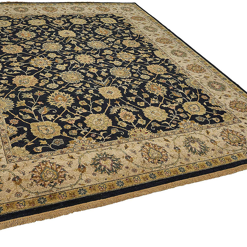 New Hand Knotted Oushak Inspired Rug - K0093469