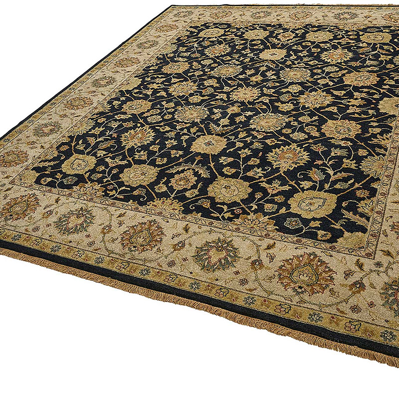 New Hand Knotted Oushak Inspired Rug - K0093469