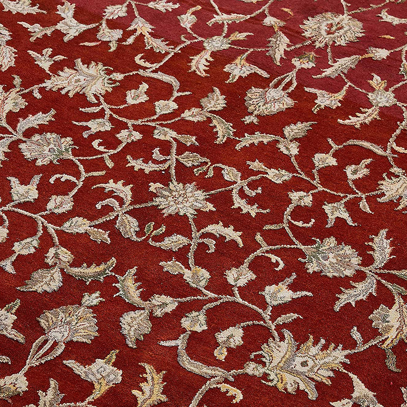 Alfombra Nueva Anudada a Mano de Inspiración Oushak - K0093493