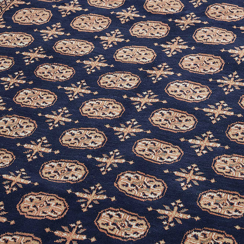 New Hand-Knotted Bokhara Rug - K0093494