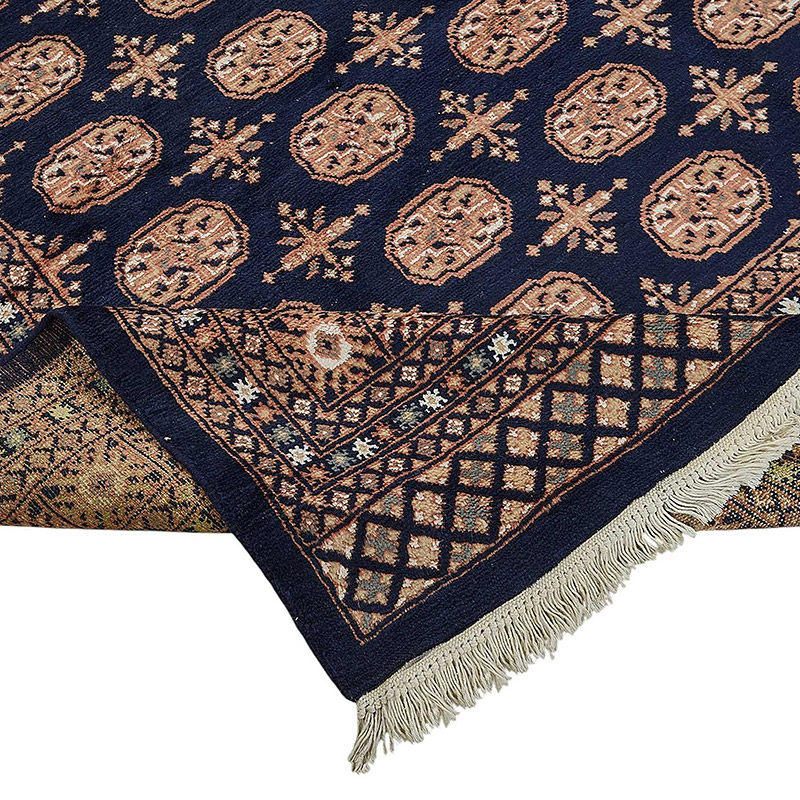 New Hand-Knotted Bokhara Rug - K0093494