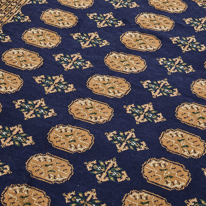 New Hand-Knotted Bokhara Rug - K0093496