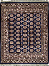 Nueva Alfombra Bokhara Anudada a Mano